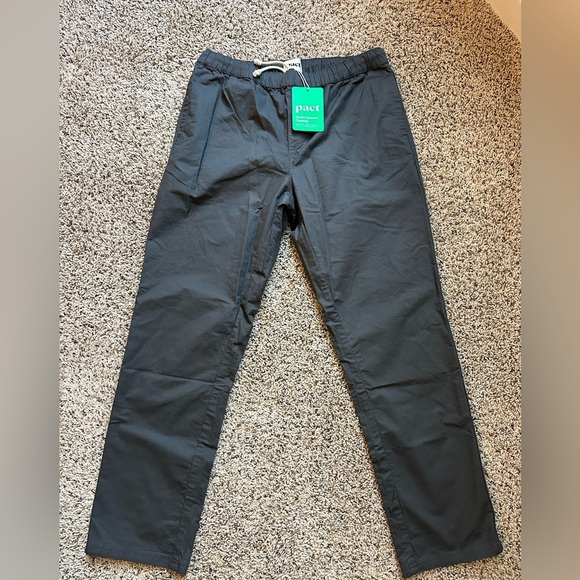 Pact Black/Grey Chinos Versatile Style - Picture 1 of 5
